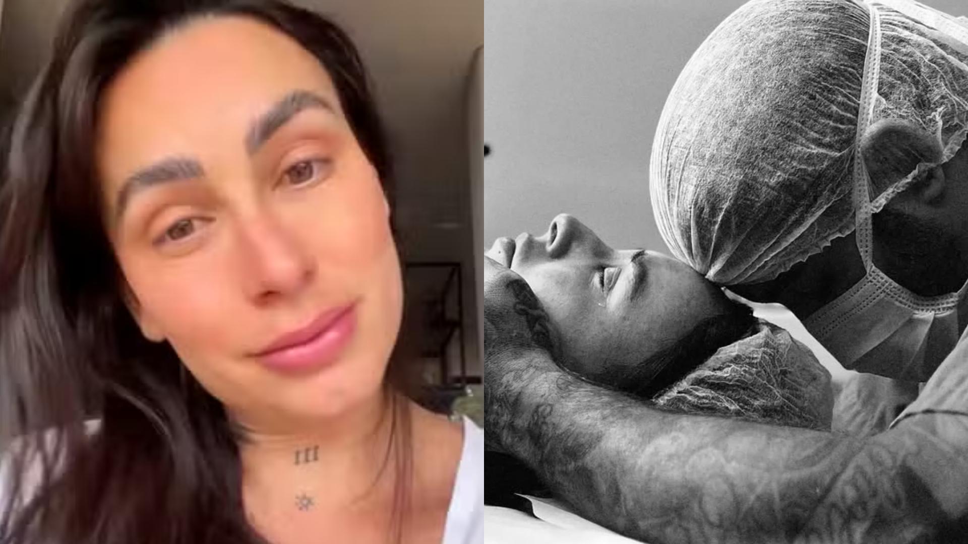 Clara Maya passa a primeira noite de um de seus filhos, perdendo um de seus filhos, buracos de ventilação e uma mensagem para os seguidores;Vista - Hugo Gloss