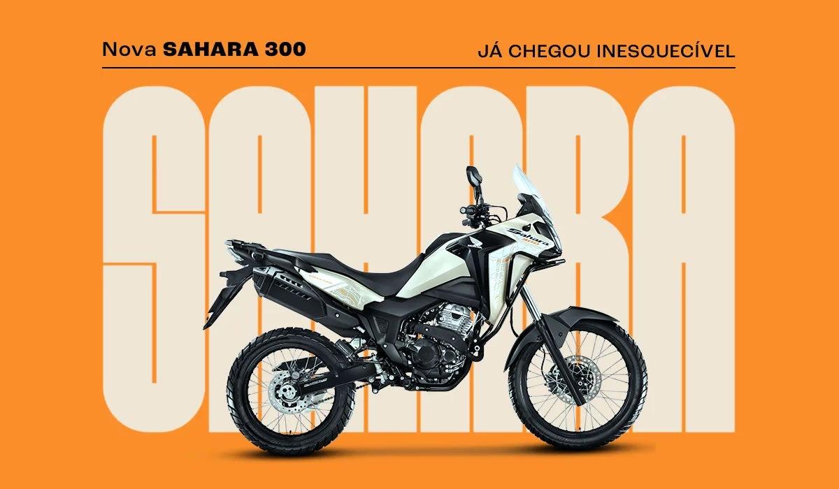 Honda 300 Sahara 2026 vem com uma nova interface e tecnologia avançada