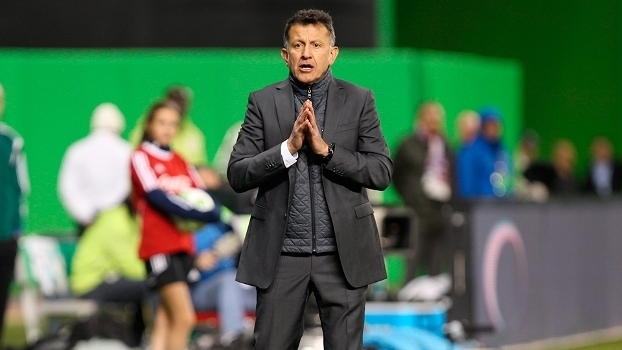 Juan Carlos Osorio, técnico do México, em amistoso contra Senegal