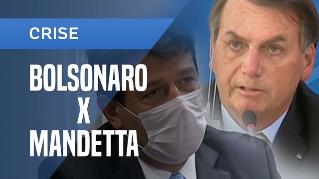 Vídeo: discursos Bolsonaro x Mandetta: a contradição do governo com o coronavírus - 27/03/2020